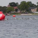 Triatlon - afmærket svømmerute